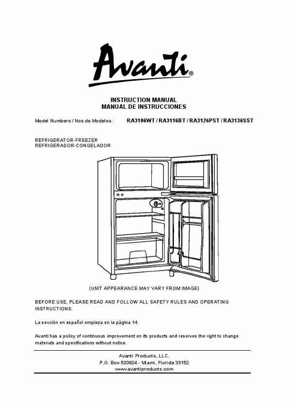Avanti Refrigerator RA3126PST-page_pdf